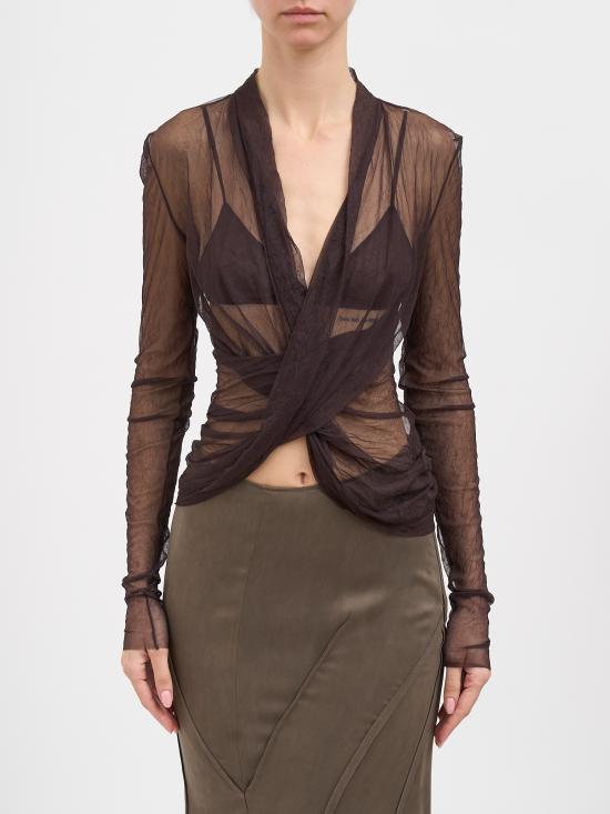 26SS 예후아판 긴팔 티셔츠 N1099BROWN