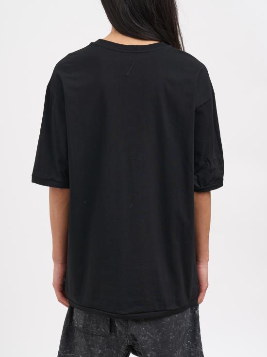 26SS 톰크롬 반팔 티셔츠 NMTS933BLACK - THOM KROM