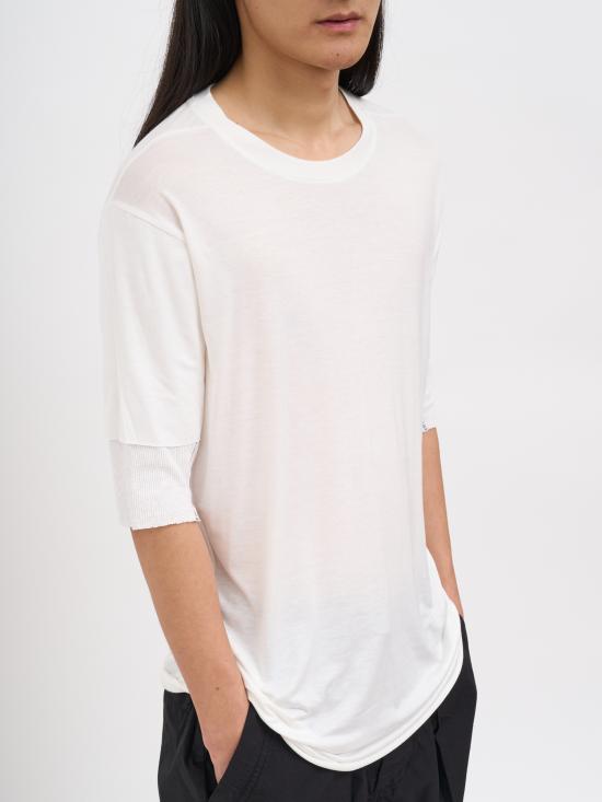 26SS 톰크롬 반팔 티셔츠 NMTS940OFFWHITE - THOM KROM