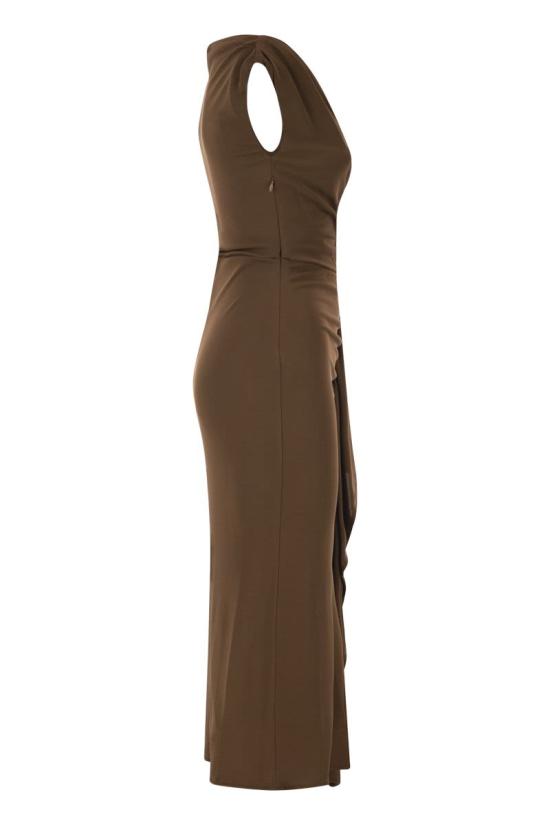 26SS 막스마라 미디 원피스 2616621012600 002 BROWN - MAX MARA