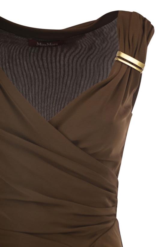 26SS 막스마라 미디 원피스 2616621012600 002 BROWN - MAX MARA