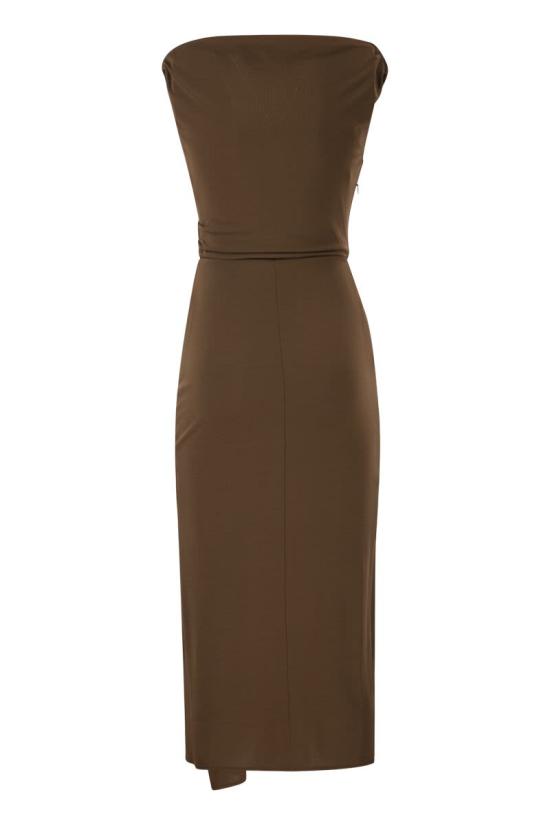 26SS 막스마라 미디 원피스 2616621012600 002 BROWN - MAX MARA