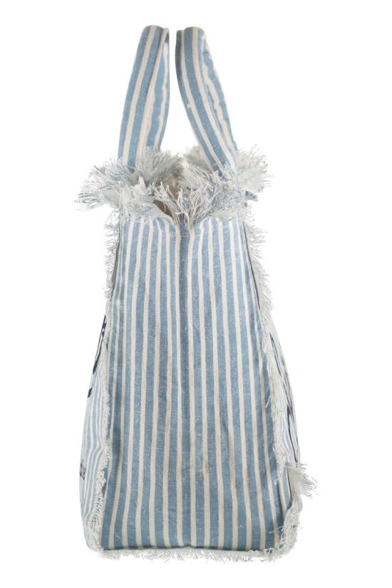 26SS 세인트바쓰 토트백 VANI022 00398L WHITE LIGHT BLUE - MC2 SAINT BARTH