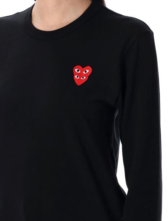 26SS 꼼데가르송 반팔 티셔츠 AXT292051 BLACK - COMME DES GARCONS