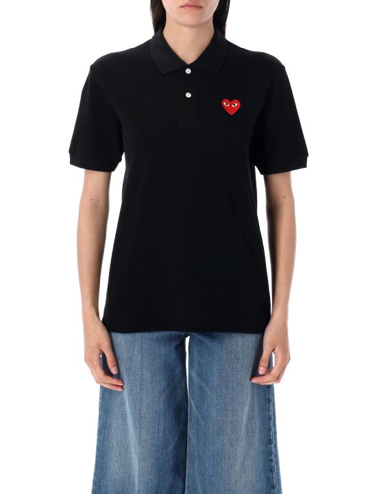 26SS 꼼데가르송 폴로 티셔츠 AXT006051 BLACK