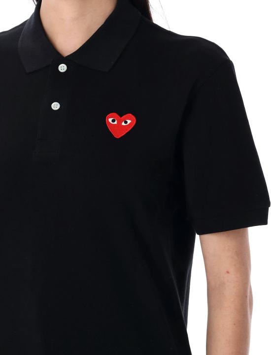 26SS 꼼데가르송 폴로 티셔츠 AXT006051 BLACK - COMME DES GARCONS