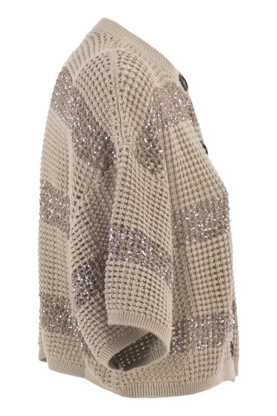 26SS 브루넬로 쿠치넬리 스웨터 M58772826 CKH72 SAND - BRUNELLO CUCINELLI