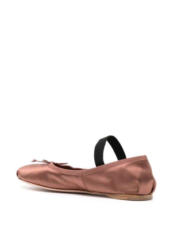 26FW 미우미우 사틴 발레리나 5F794DFDX05QU6 F0324 CACAO - MIU MIU