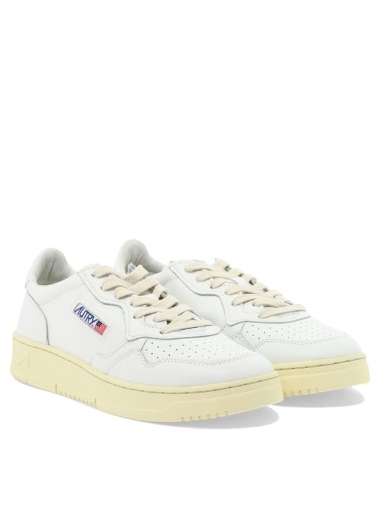 26FW 오트리 메달리스트 로우 스니커즈 AULMLL15 WHITE - AUTRY