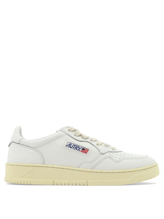 26FW 오트리 메달리스트 로우 스니커즈 AULMLL15 WHITE