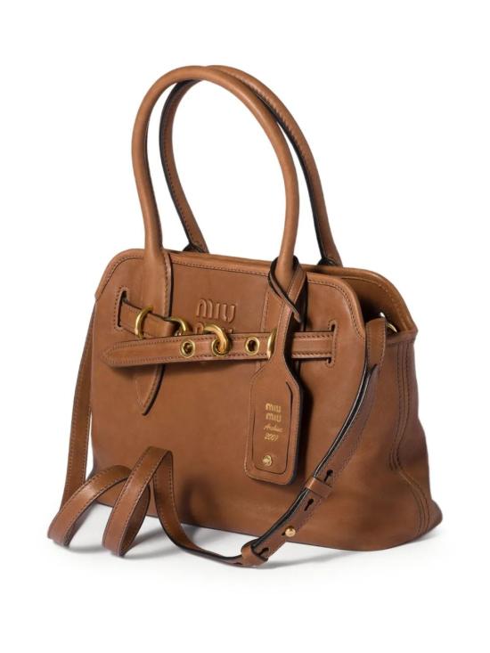 26SS 미우미우 토트백 5BA292VOON2BBL F0316 ROVERE - MIU MIU