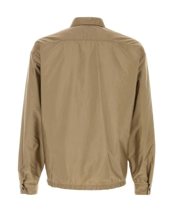 26SS 프라다 긴팔 셔츠 SC847SOOO1WQ9 F034X MASTICE - PRADA