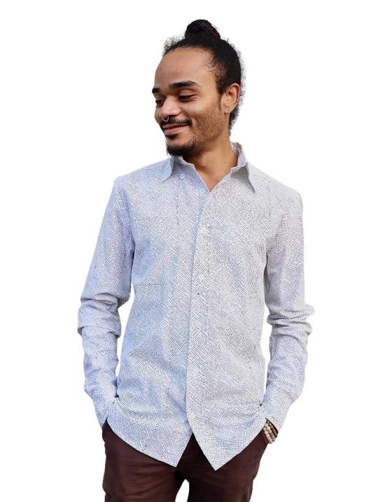  패션 릴리 긴팔 티셔츠 에이버리 오가닉 코튼 버튼다운 셔츠