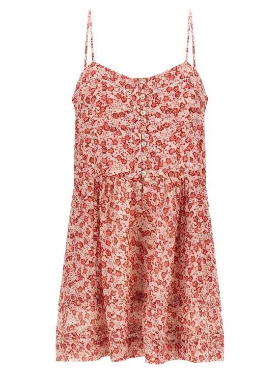 26SS 이자벨마랑에뚜왈 숏 원피스 CB0102FAD1J15E70RD Red