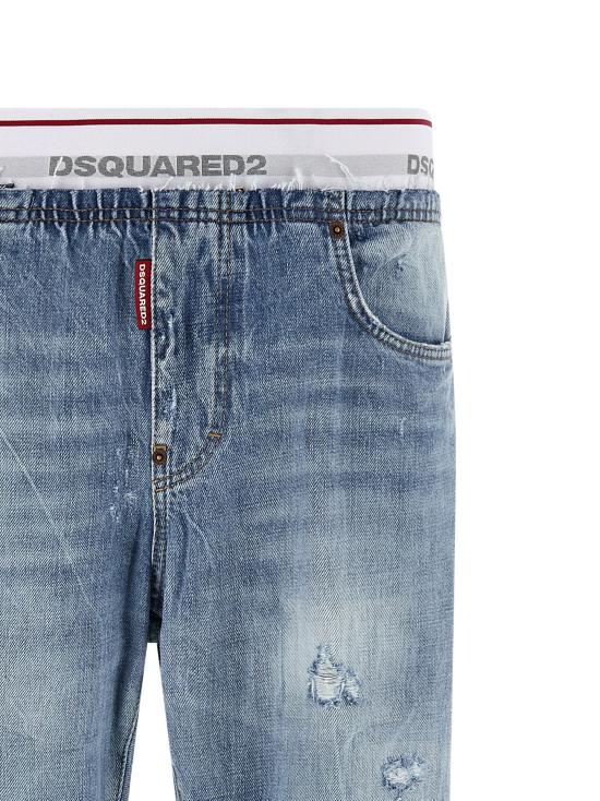 26SS 디스퀘어드2 데님 팬츠 S71KB0783D30038470 Blue - DSQUARED2