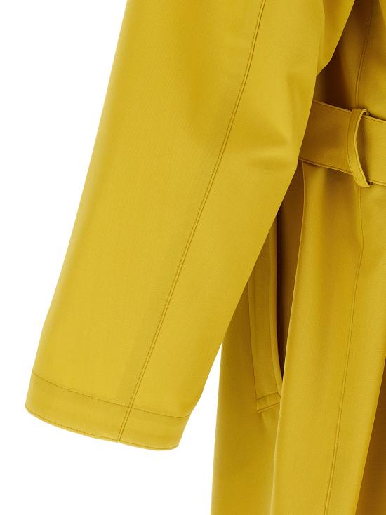 26SS 오라리 트렌치 코트 A26SC01WCMUSTARDYELLOW Yellow - AURALEE