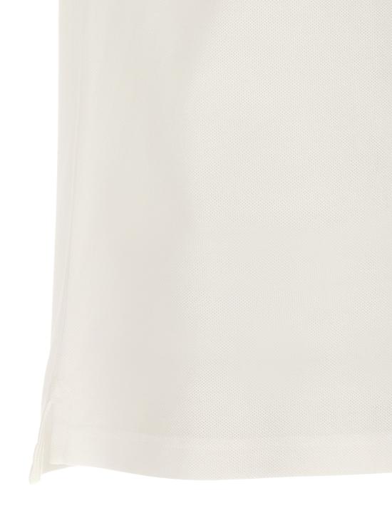 26SS 버버리 체크 트리밍 코튼 폴로셔츠 8126955CHALK White - BURBERRY