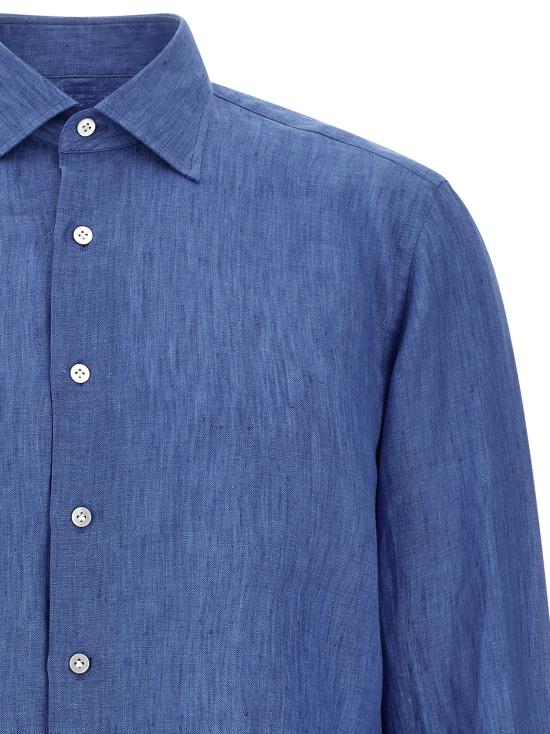 26SS 보리엘로 긴팔 셔츠 220198 Blue - BORRIELLO