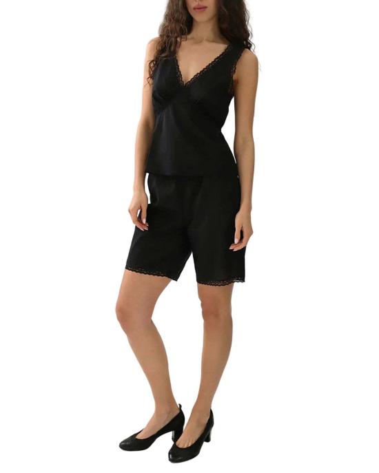  Cou Cou 민소매 티셔츠 쿠쿠 아이리스 탱크탑 블랙 - OTHER BRANDS