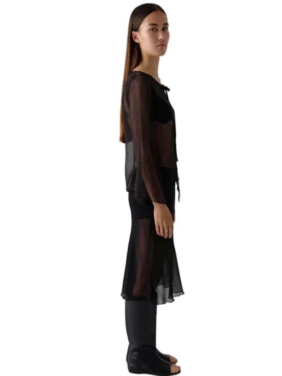  기마구아스 미디 스커트 바히아  블랙 - GIMAGUAS