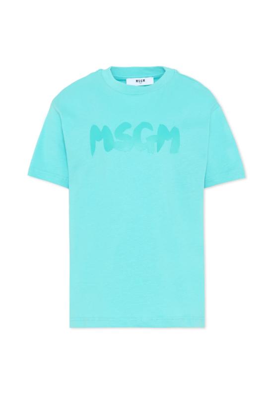 25FW [키즈] 엠에스지엠 티셔츠 F5MSJUTH011 MS037 LIGHT BLUE