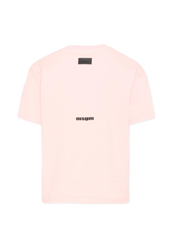 25FW [키즈] 엠에스지엠 티셔츠 F5MSJUTH055 MS044 PINK - MSGM