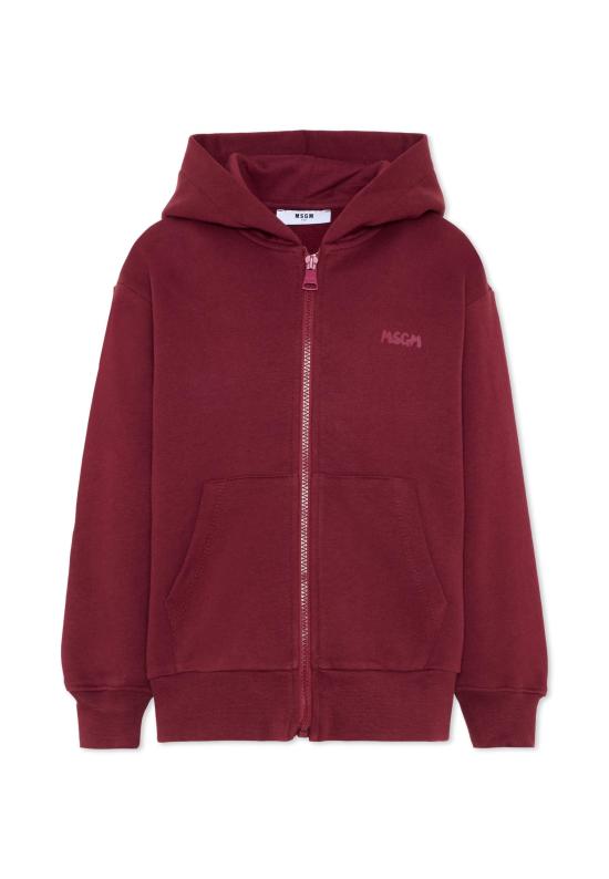 25FW [키즈] 엠에스지엠 티셔츠 F5MSJUZH002 MS034 BORDEAUX