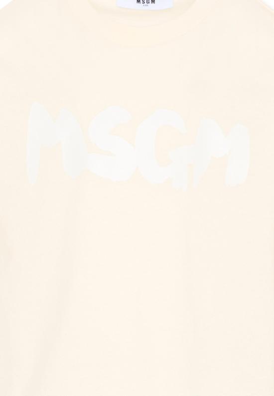 25FW [키즈] 엠에스지엠 티셔츠 F5MSJUTH011 013 IVORY - MSGM