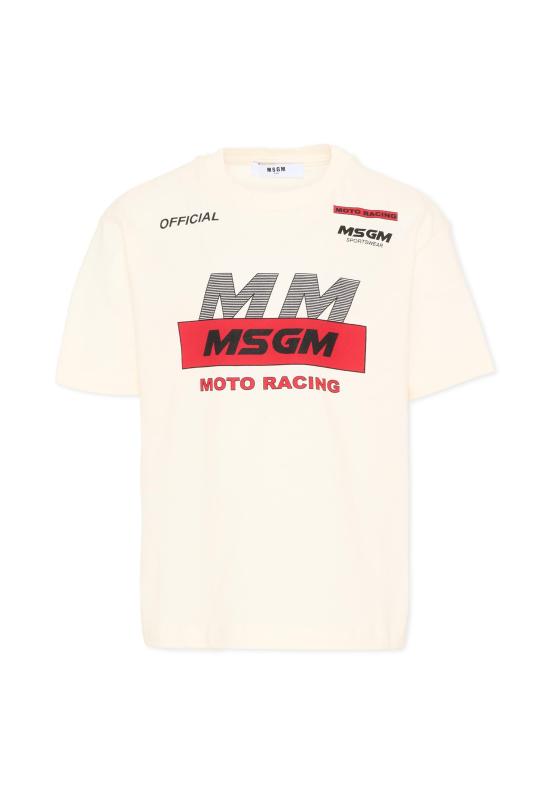 25FW [키즈] 엠에스지엠 티셔츠 F5MSJGTH190 013 IVORY