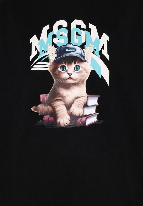 25FW [키즈] 엠에스지엠 니트/스웻셔츠 F5MSJGSW125 110 BLACK - MSGM