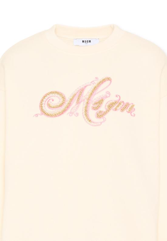 25FW [키즈] 엠에스지엠 니트/스웻셔츠 F5MSJGSW151 013 IVORY - MSGM