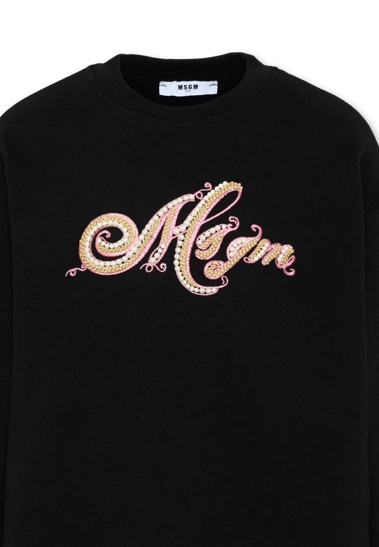 25FW [키즈] 엠에스지엠 니트/스웻셔츠 F5MSJGSW151 110 BLACK - MSGM