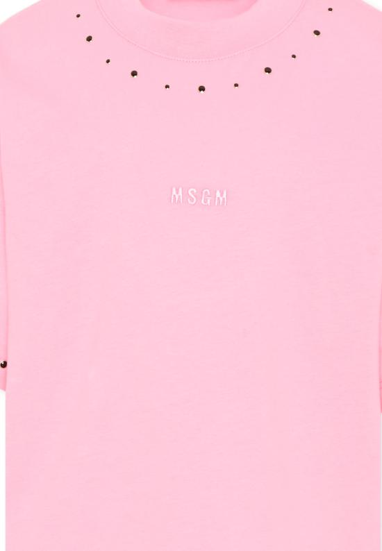 25FW [키즈] 엠에스지엠 티셔츠 F5MSJGTH149 MS038 PINK - MSGM