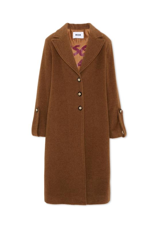 25FW [키즈] 엠에스지엠 코트 F5MSJGCO114 MS046 BROWN