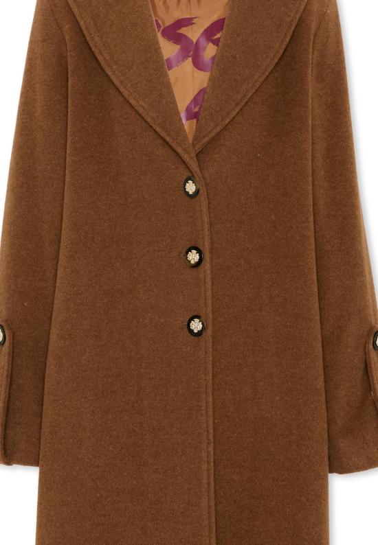 25FW [키즈] 엠에스지엠 코트 F5MSJGCO114 MS046 BROWN - MSGM