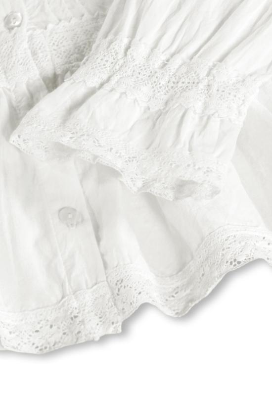 26SS [키즈] 몰로 셔츠 2S26C305 5636 WHITE - MOLO