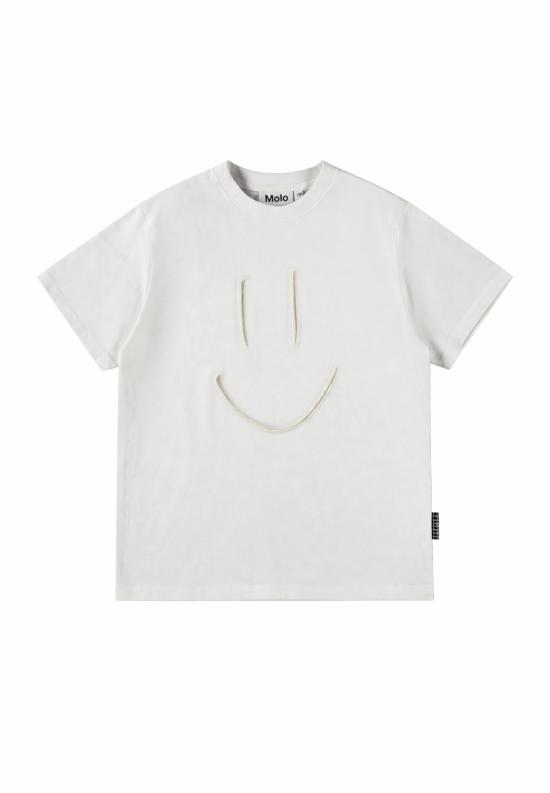 26SS [키즈] 몰로 티셔츠 6S26A202 9837 WHITE - MOLO