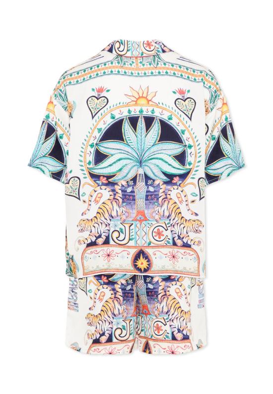 26SS [키즈] 저스트까발리 셔츠 JGP26104CE PALM PRISTINE MULTICOLOR - JUST CAVALLI