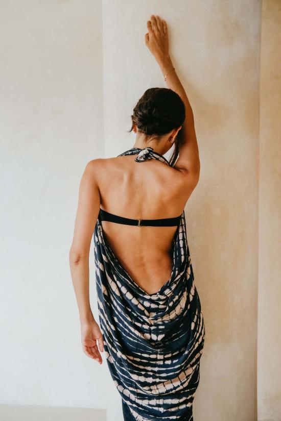  핑크 헤일리 비치용품 비치 핸드다이드 사롱 - PINK HALEY