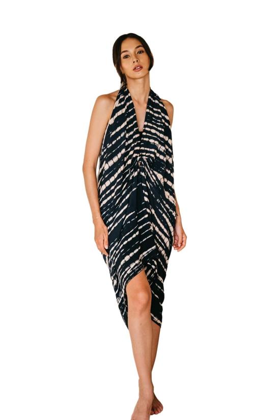  핑크 헤일리 비치용품 비치 핸드다이드 사롱