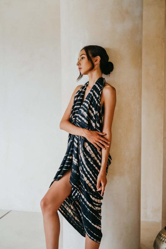  핑크 헤일리 비치용품 비치 핸드다이드 사롱 - PINK HALEY