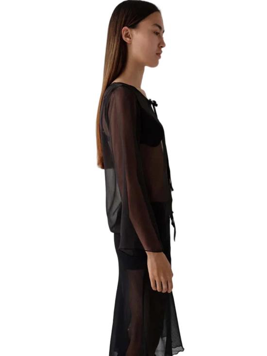  기마구아스 블라우스 델리아 탑 블랙 - GIMAGUAS