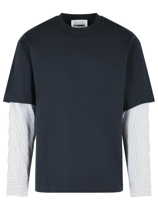 26SS 질샌더 폴로 티셔츠 J22GC0235 J20256402 Blue