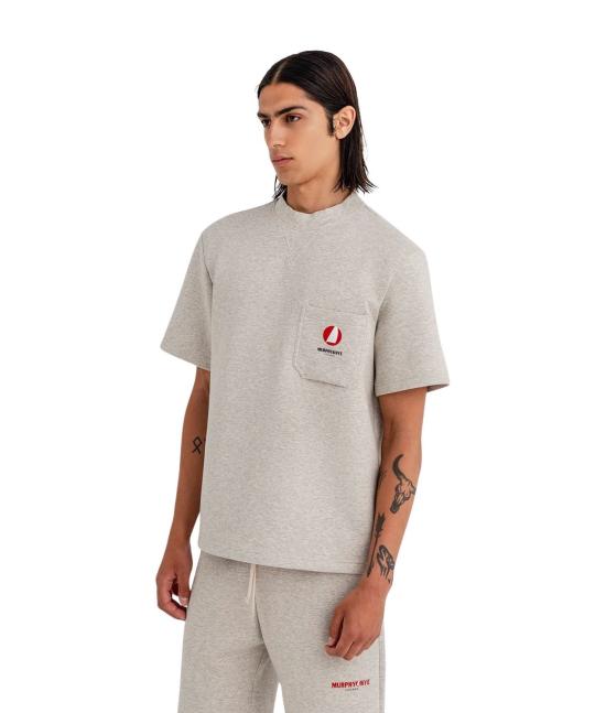26SS 머피 앤 나이 반팔 티셔츠 F54800 I07201 GREY MELANGE