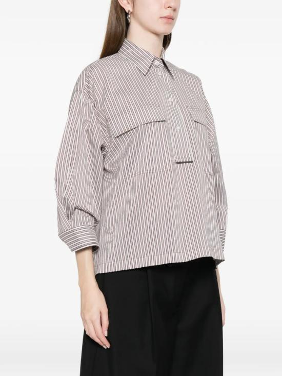 26SS 브루넬로 쿠치넬리 셔츠 MH746NA905C2052 White - BRUNELLO CUCINELLI