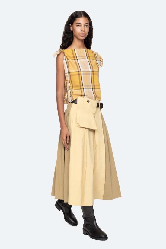  씨뉴욕 롱 스커트 바다 니 안드레아 스커트