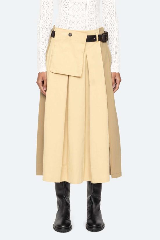  씨뉴욕 롱 스커트 바다 니 안드레아 스커트 - SEA NY