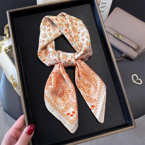  더 컬렉티브 파크 시티 머플러/스카프 더 콜렉티브 파크 시티 페이즐리 프린트 넥커치프 스카프 - THE COLLECTIVE PARK CITY