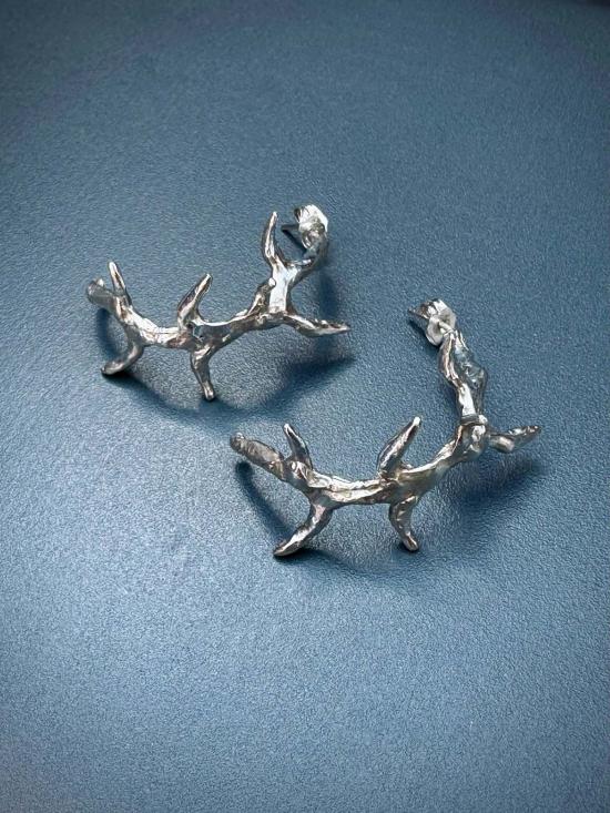  amemori 이어링 아메모리 가시 후프 귀걸이 - OTHER BRANDS