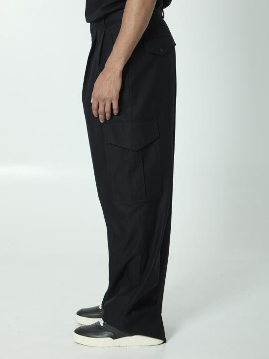 26SS 셀린느 스트레이트 팬츠 RP0ID539W BLACK - CELINE